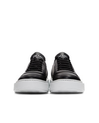 Prada Black And White Mountain Sneakers