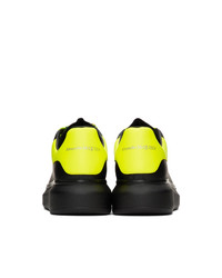 Alexander McQueen Black And Yellow Oversized Sneakers