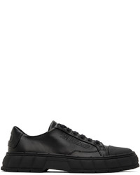 Viron Black Apple Leather 1968 Sneakers