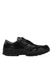 Rombaut Black Boccaccio Vegan Leather And Suede Low Top Sneakers