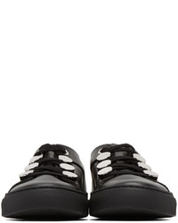 Carven Black Button Sneakers