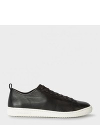 Paul Smith Black Calf Leather Miyata Sneakers