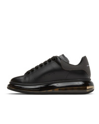 Alexander McQueen Black Clear Sole Oversized Sneakers