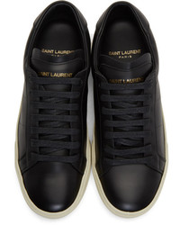 Saint Laurent Black Court Classic Sl06 Sneakers