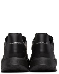 Alexander McQueen Black Court Trainer Sneakers