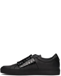 Givenchy Black Croc Urban Knots Sneakers