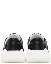 Pierre Hardy Black Cubix Leather Sneakers