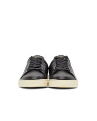 Tom Ford Black Ed Leather Warwick Sneakers