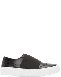 Jimmy Choo Black Elastic Adam Sneakers