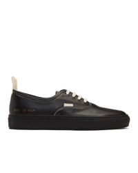 Common Projects Black Four Hole Sneaker