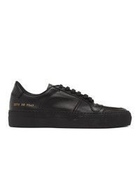 Common Projects Black Full Court Sneakers