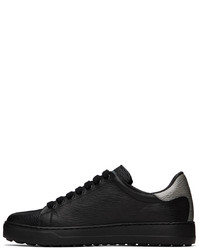 Ferragamo Black Gancini Sneakers