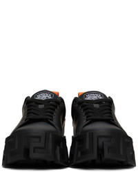 Versace Black Greca Labyrinth Sneakers