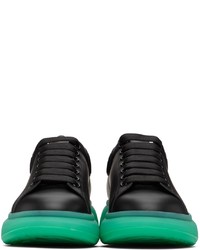 Alexander McQueen Black Green Oversized Sneakers