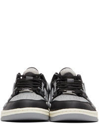 Amiri Black Grey Low Skel Top Sneaker