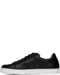 Gianvito Rossi Black Handcrafted Calfskin Sneakers