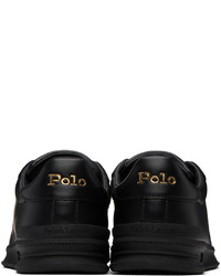 Polo Ralph Lauren Black Heritage Court Ii Sneakers