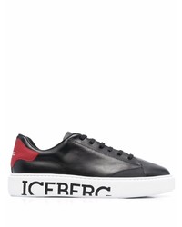 Iceberg Black Lace Up Sneakers