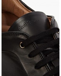 Paul Smith Black Leather And Pony Skin Sneakers