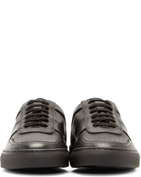 Common Projects Black Leather Bbal Low Sneakers