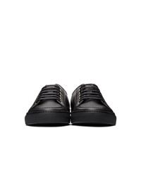 Brioni Black Leather Classic Sneakers