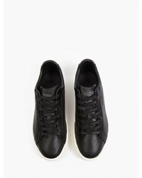 Puma Black Leather Court Star Sneakers