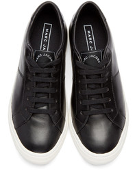 Marc Jacobs Black Leather Empire Sneakers