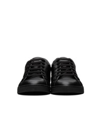 Fendi Black Leather Forever Sneakers