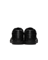 Fendi Black Leather Forever Sneakers