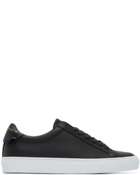 Givenchy Black Leather Knot Low Top Sneakers