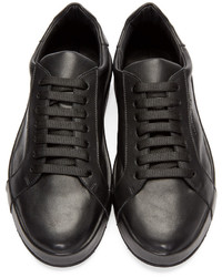 Jil Sander Black Leather Miro Sneakers