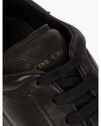 Officine Creative Black Leather Serrano Sneakers