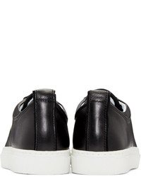 Lanvin Black Leather Sneakers