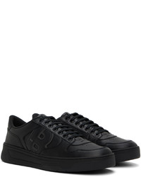 BOSS Black Leather Sneakers
