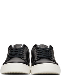 Ps By Paul Smith Black Leather Zebra Rex Sneakers