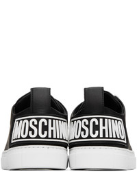 Moschino Black Logo Patch Sneakers