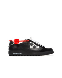 Off-White Black Low 20 Leather Sneakers
