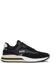 BOSS Black Mixed Sneakers