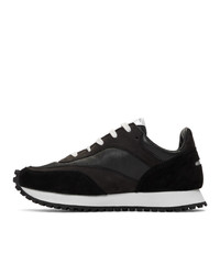 Spalwart Black Nappa Tempo Low Sneakers