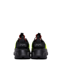 McQ Alexander McQueen Black Orbyt Mid Sneakers