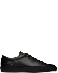 Common Projects Black Original Achilles Low Sneakers