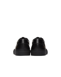 Common Projects Black Perforated Achilles Low Sneakers