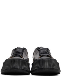 Jil Sander Black Platform Sneakers