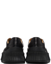 Jil Sander Black Platform Sneakers