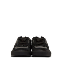 Common Projects Black Premium Bball Low Sneakers