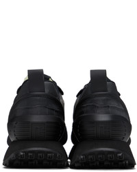 Balmain Black Racer Iridescent Sneakers