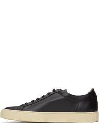 Common Projects Black Retro Vintage Low Sneakers