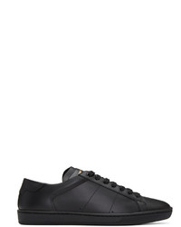 Saint Laurent Black Sl01 Court Classic Sneakers