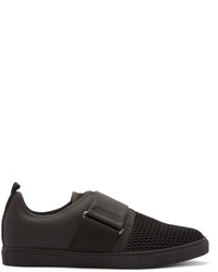 DSQUARED2 Black Strap Low Top Sneakers