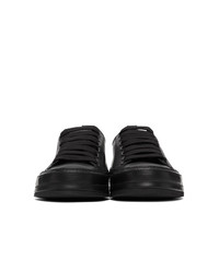 Ann Demeulemeester Black Suede Low Top Sneakers